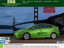 Tablet Screenshot of budgetfriendlytransportation.com